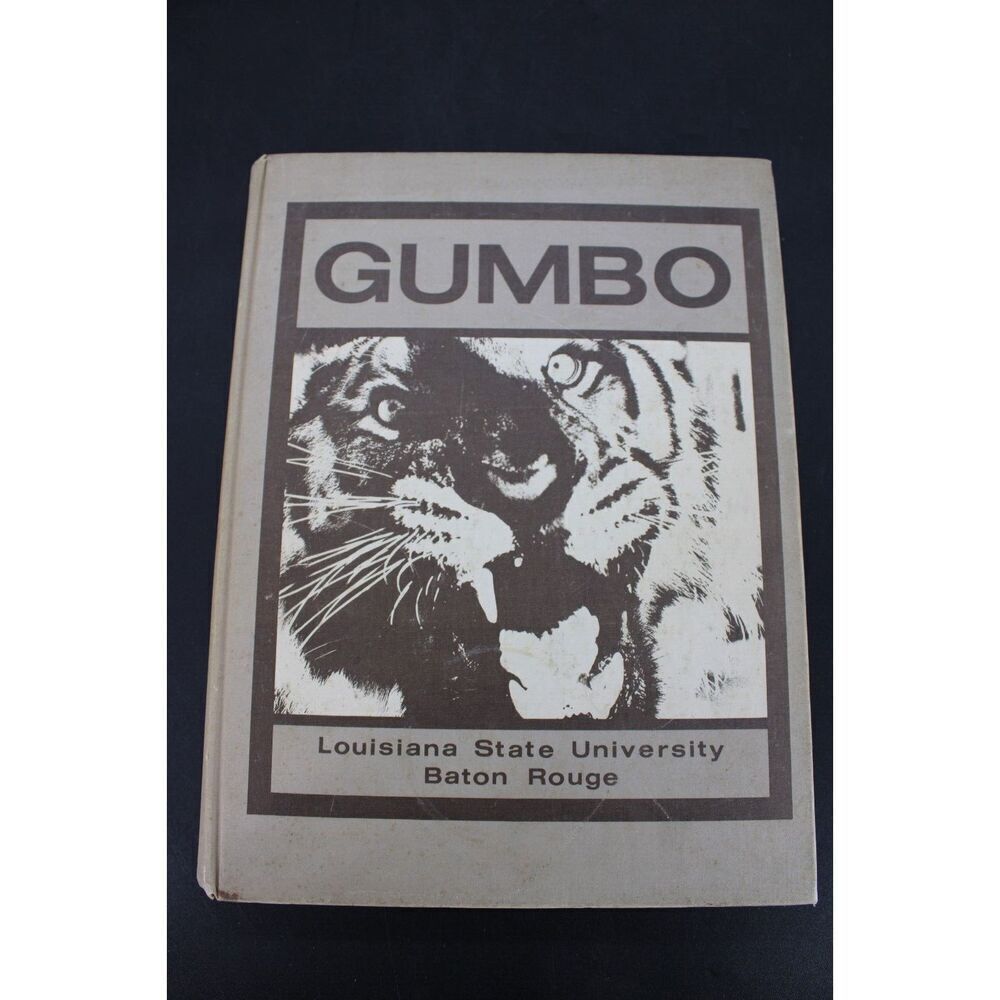 1977 LSU Louisiana State University Annual GUMBO YEARBOOK Hardcover Tigers
